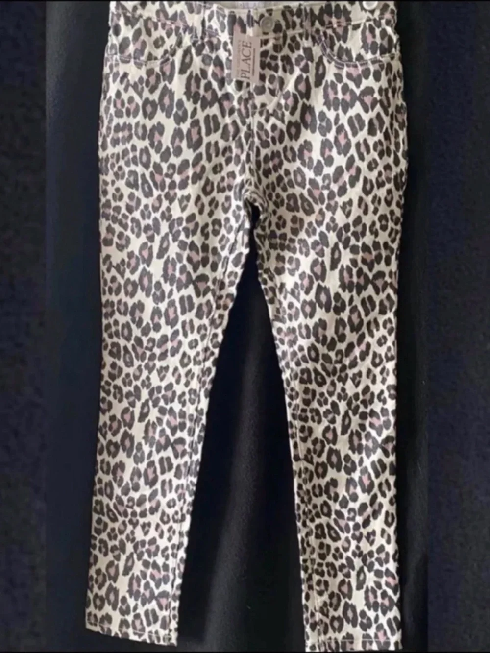 New Little Girls Size 10 Sparkle Leopard Print Pants
